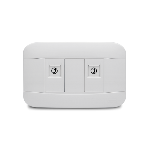 JACK TELEFONO RJ14 DOBLE