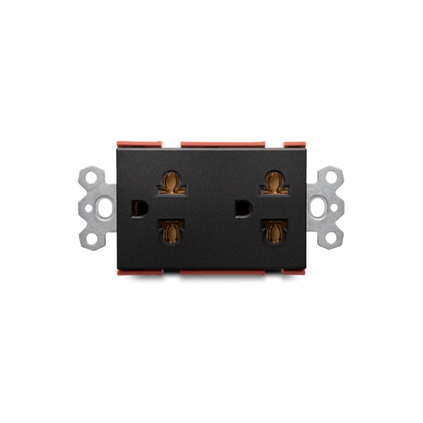 TOMACORRIENTE UNIVERSAL DOBLE 2P+E 72mm (NG) MODULO