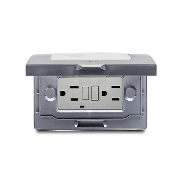 TAPA DE EXTERIORES con GFCI
