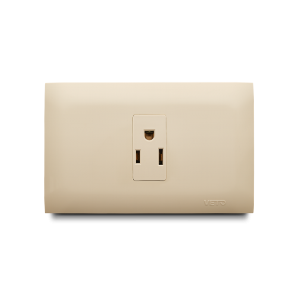 TOMACORRIENTE AMER 2P+E SIMPLE (BL)